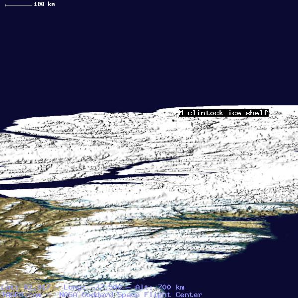 M clintock ice shelf